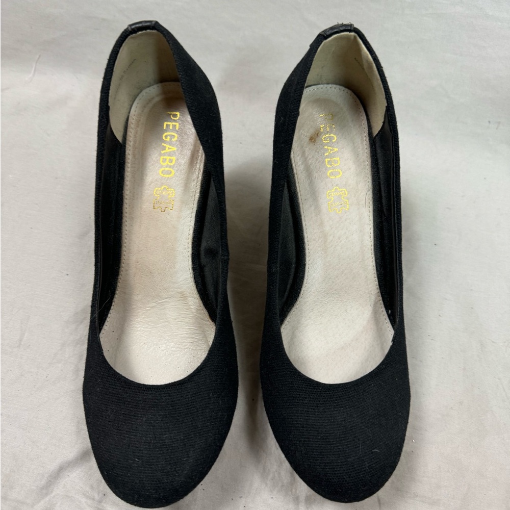 Cork Wedge Shoe Black